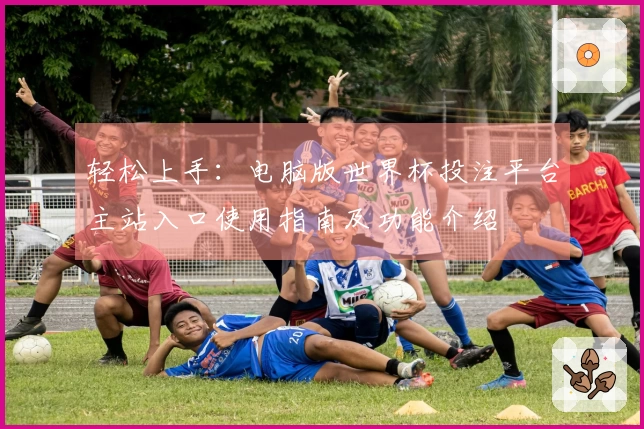 轻松上手：电脑版世界杯投注平台主站入口使用指南及功能介绍